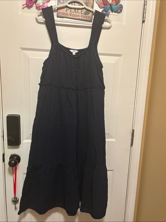 Time and Tru Dresses & Skirts - 👗 Time & Tru Sleeveless Navy Blue Maxi Dress - Casual Summer Dress 👗